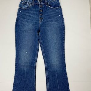 Abercrombie High Waisted Flare Mom Jeans